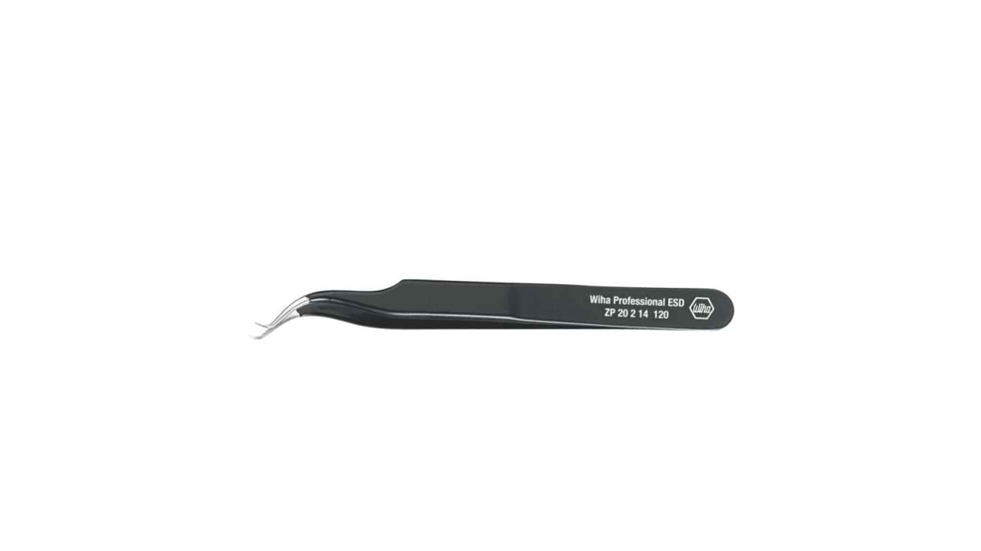 Wiha 120 mm, Extra Fine, ESD Tweezers