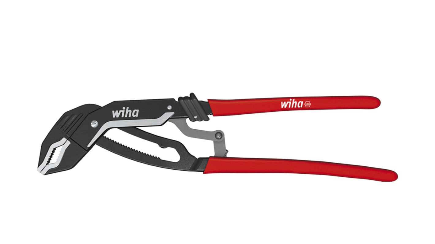 Wiha 39091 Water Pump Pliers, 250 mm Overall, Bent Tip