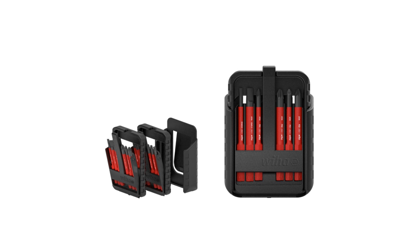 Wiha ドライバビットセット Hex-Plus、プラス、Pozidriv、マイナス、Torx 43162