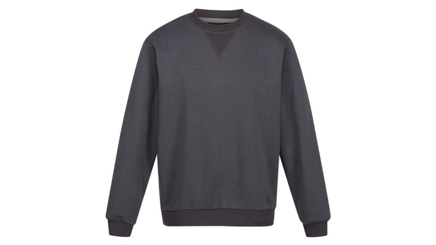 Regatta Professional TRF686 Herren Sweatshirt, 35 % Baumwolle, 65 % Polyester Grau, Größe M