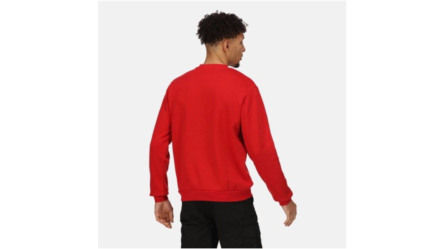 Regatta Professional TRF686 Herren Sweatshirt, 35 % Baumwolle, 65 % Polyester Rot, Größe XS