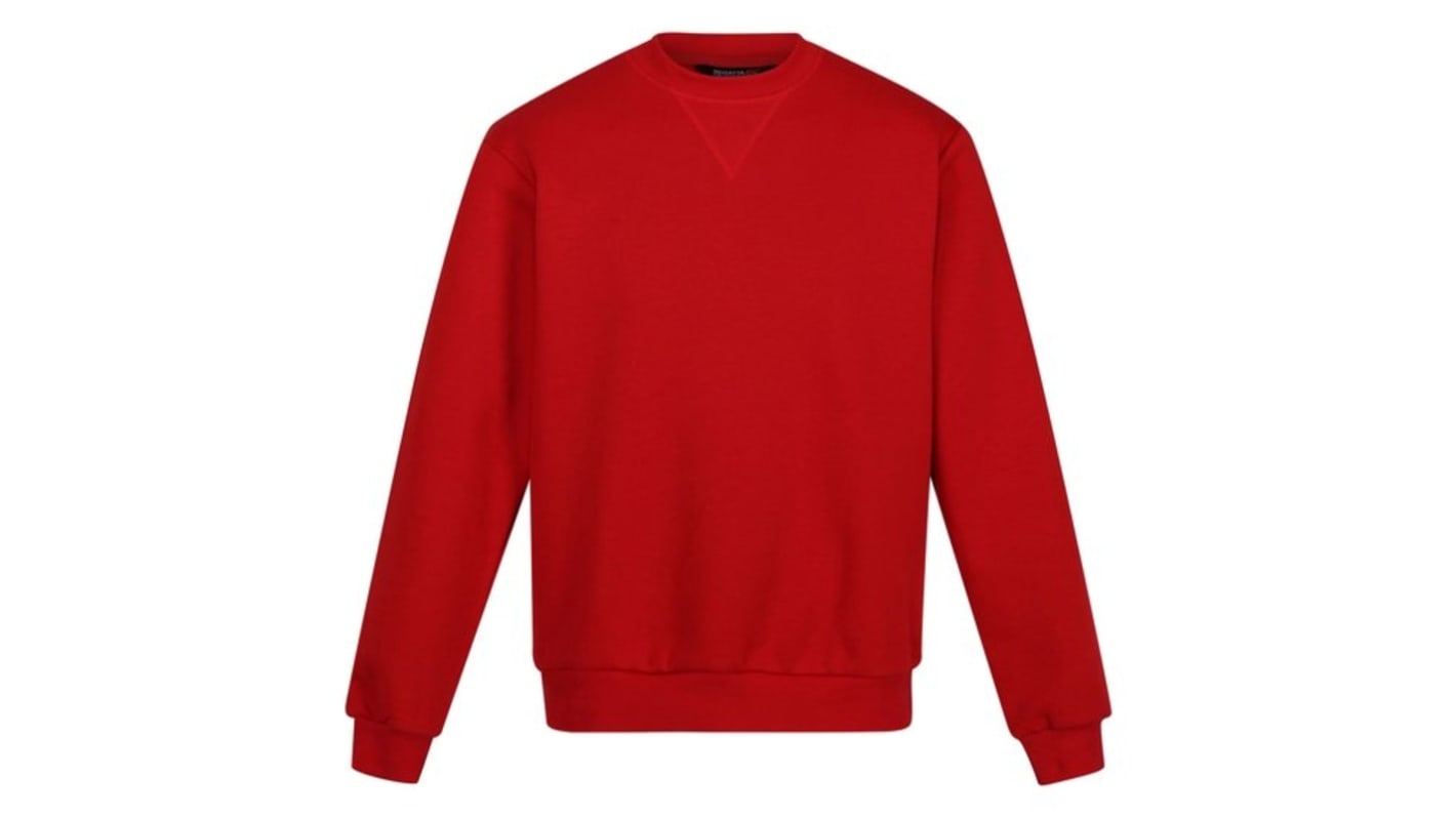 Regatta Professional TRF686 Herren Sweatshirt, 35 % Baumwolle, 65 % Polyester Rot, Größe M