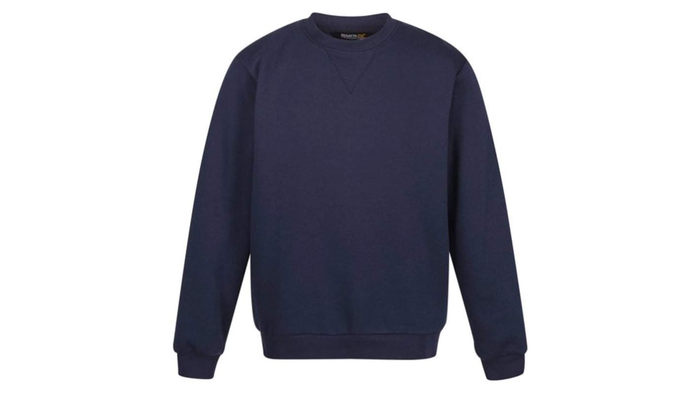 Regatta Professional TRF686 Herren Sweatshirt, 35 % Baumwolle, 65 % Polyester Marineblau, Größe XS