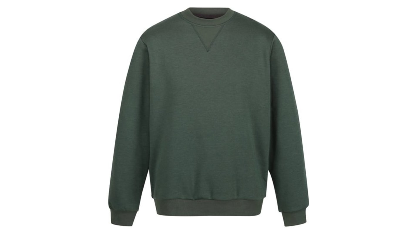 Felpa da lavoro Regatta Professional TRF686 per Uomo, col. Verde, S, in 35% cotone, 65% poliestere