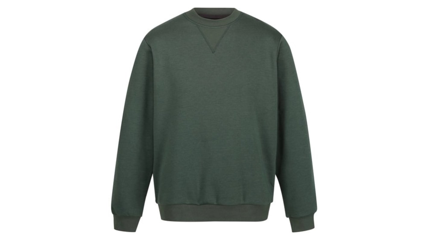 Sweatshirt de travail Regatta Professional TRF686, Homme, Vert, taille XXL, en 35 % coton, 65 % polyester