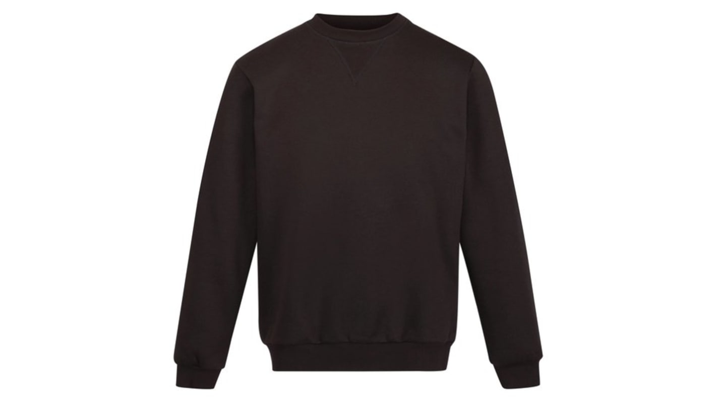 Regatta Professional TRF686 Herren Sweatshirt, 35 % Baumwolle, 65 % Polyester Schwarz, Größe XS