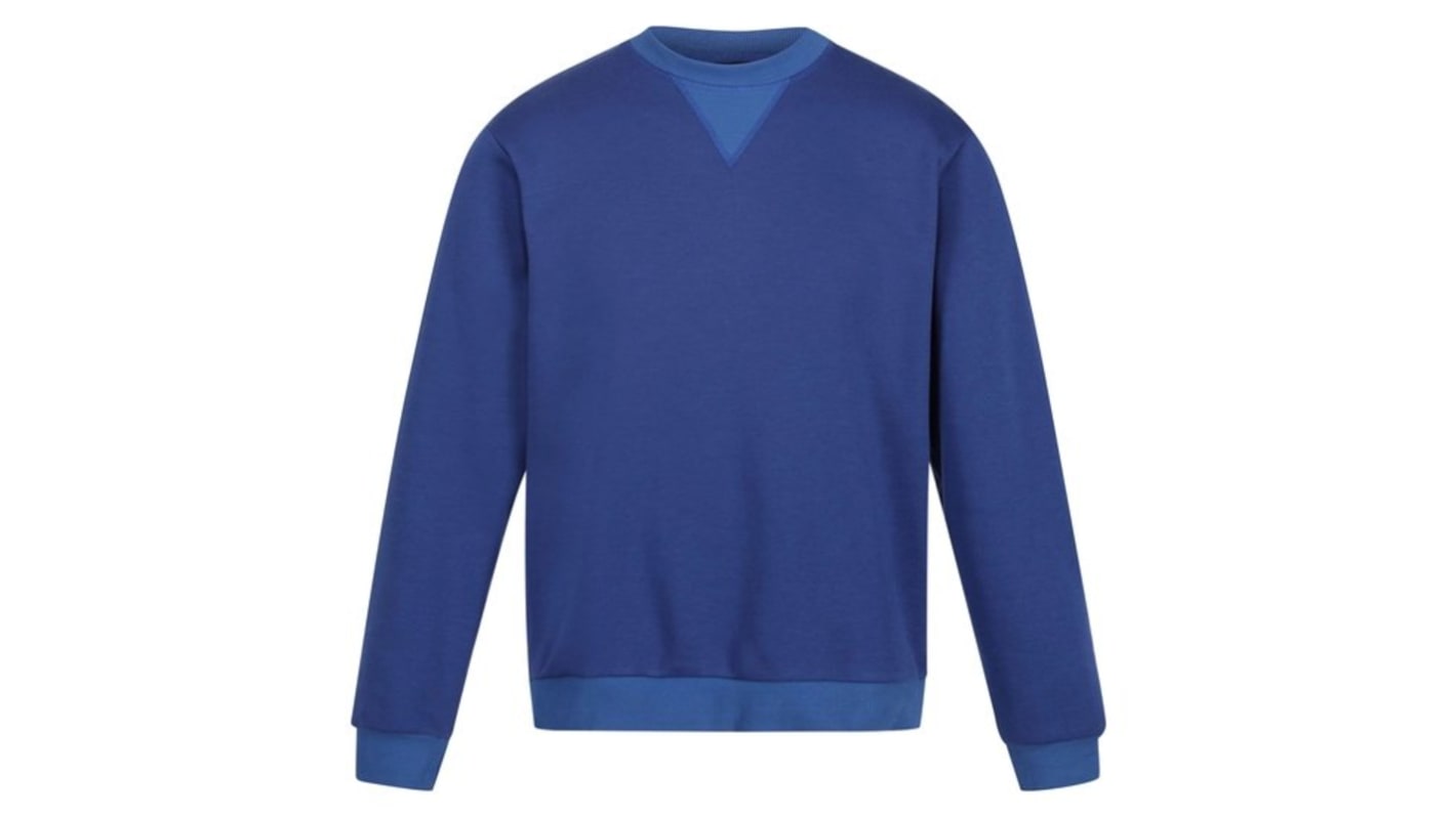 Regatta Professional TRF686 Royal Blue 35% Cotton, 65% Polyester Men Work Sweatshirt 3XL
