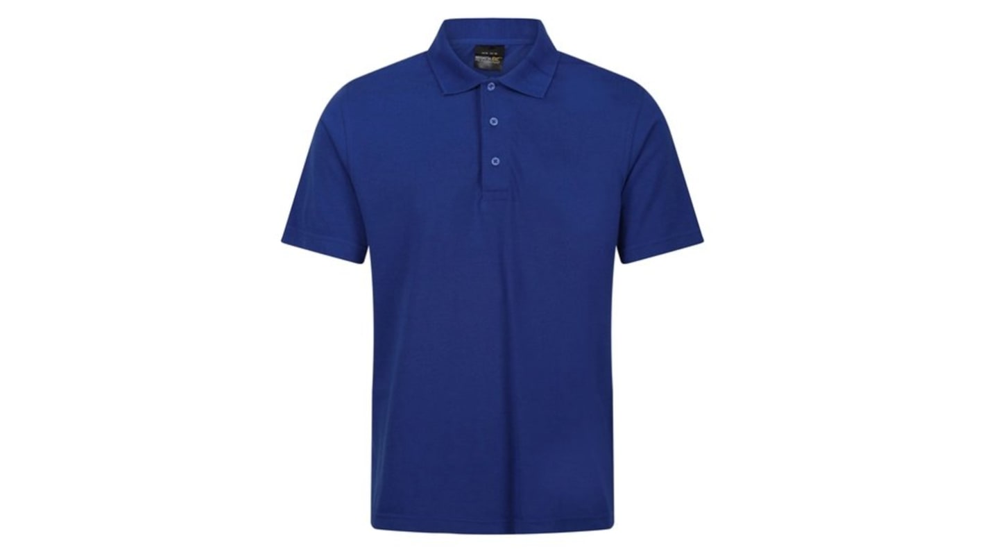 Regatta Professional TRS223 Royal Blue 35% Cotton, 65% Polyester Polo Shirt, UK- XS, EUR- 46