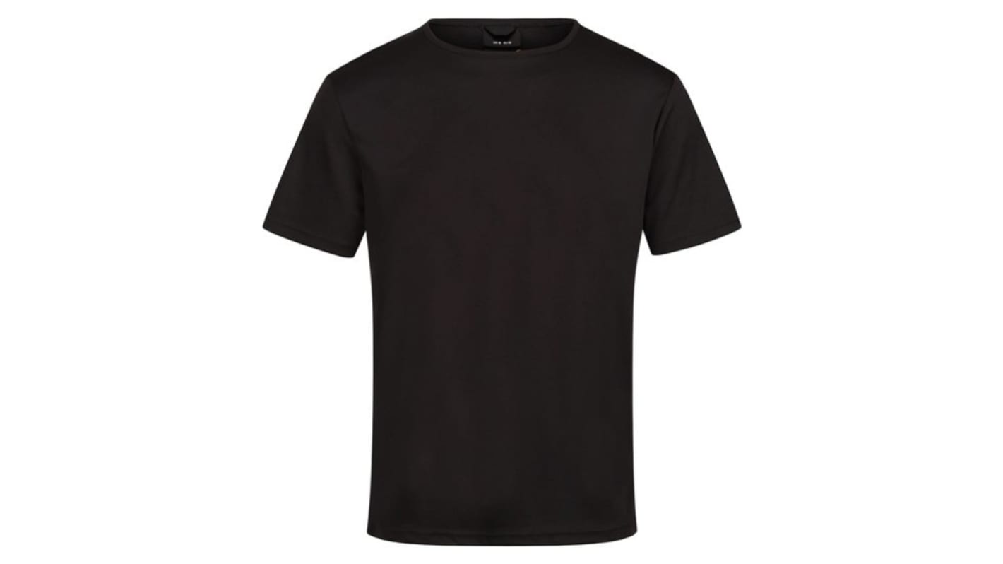 T-shirt manches Courtes Noir taille 52 → 54, 100 % polyester