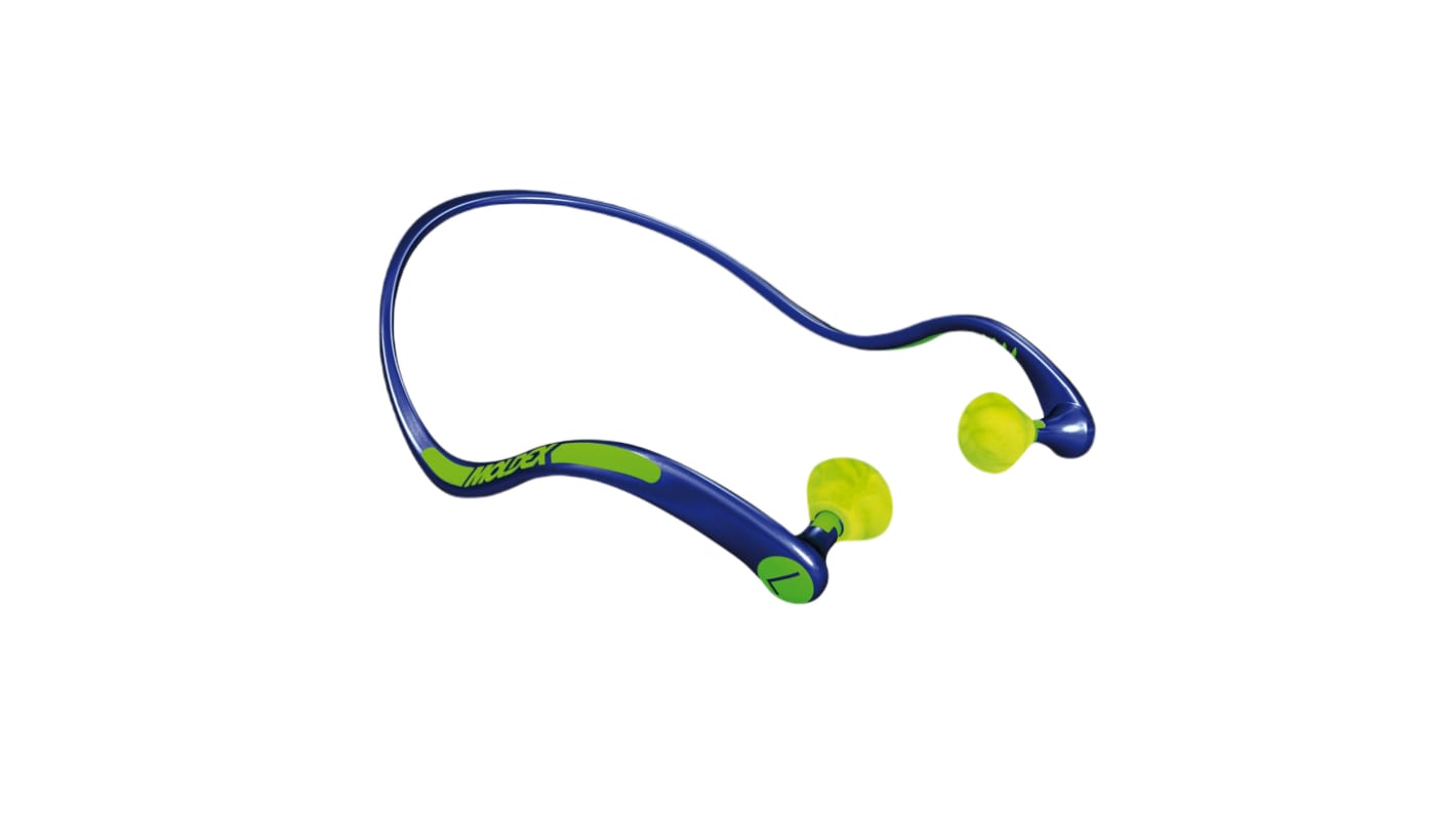 Moldex 可重复使用, 挂脖式耳塞, 热塑性弹性体, 信噪比24dB, 8 对装, WaveBand® 1K系列