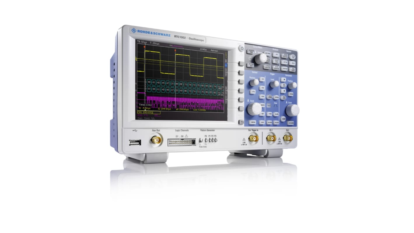 Rohde & Schwarz RTC1002 EDU RTC1000 Series, 50MHz Bench Oscilloscope, 2 Analogue Channels - RS Calibrated