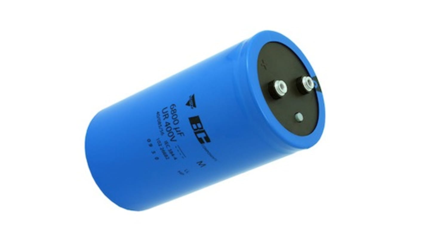 Vishay 6800μF Aluminium Electrolytic Capacitor 63V dc, Screw Terminal - MAL210128682E3