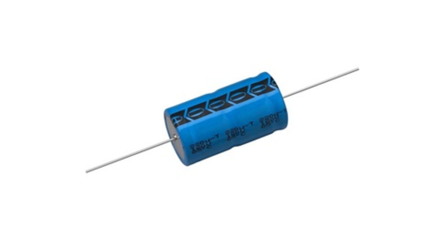 Vishay 220μF Aluminium Electrolytic Capacitor 100V dc, Through Hole - MAL211815472E3