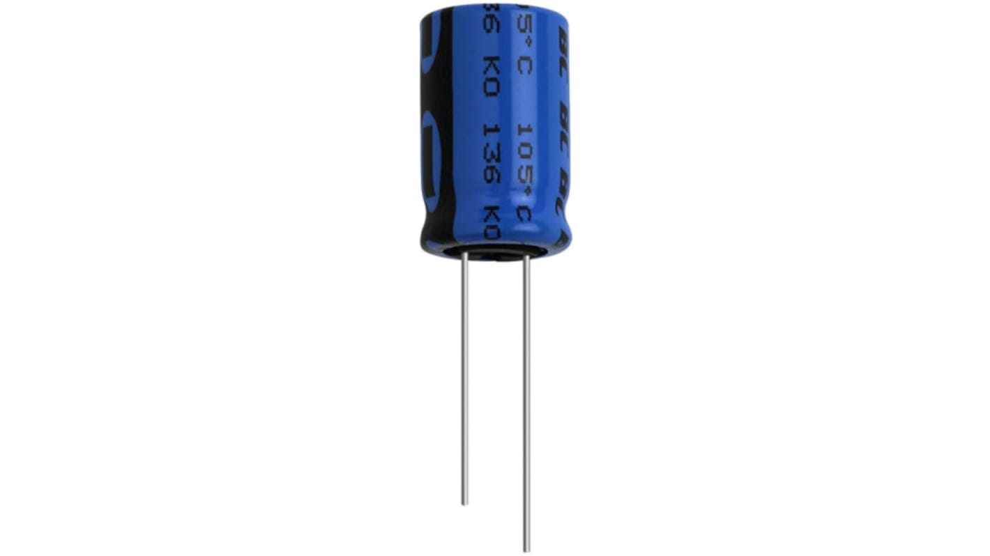 Vishay 1000μF Aluminium Electrolytic Capacitor 35V dc, Through Hole - MAL213660102E3