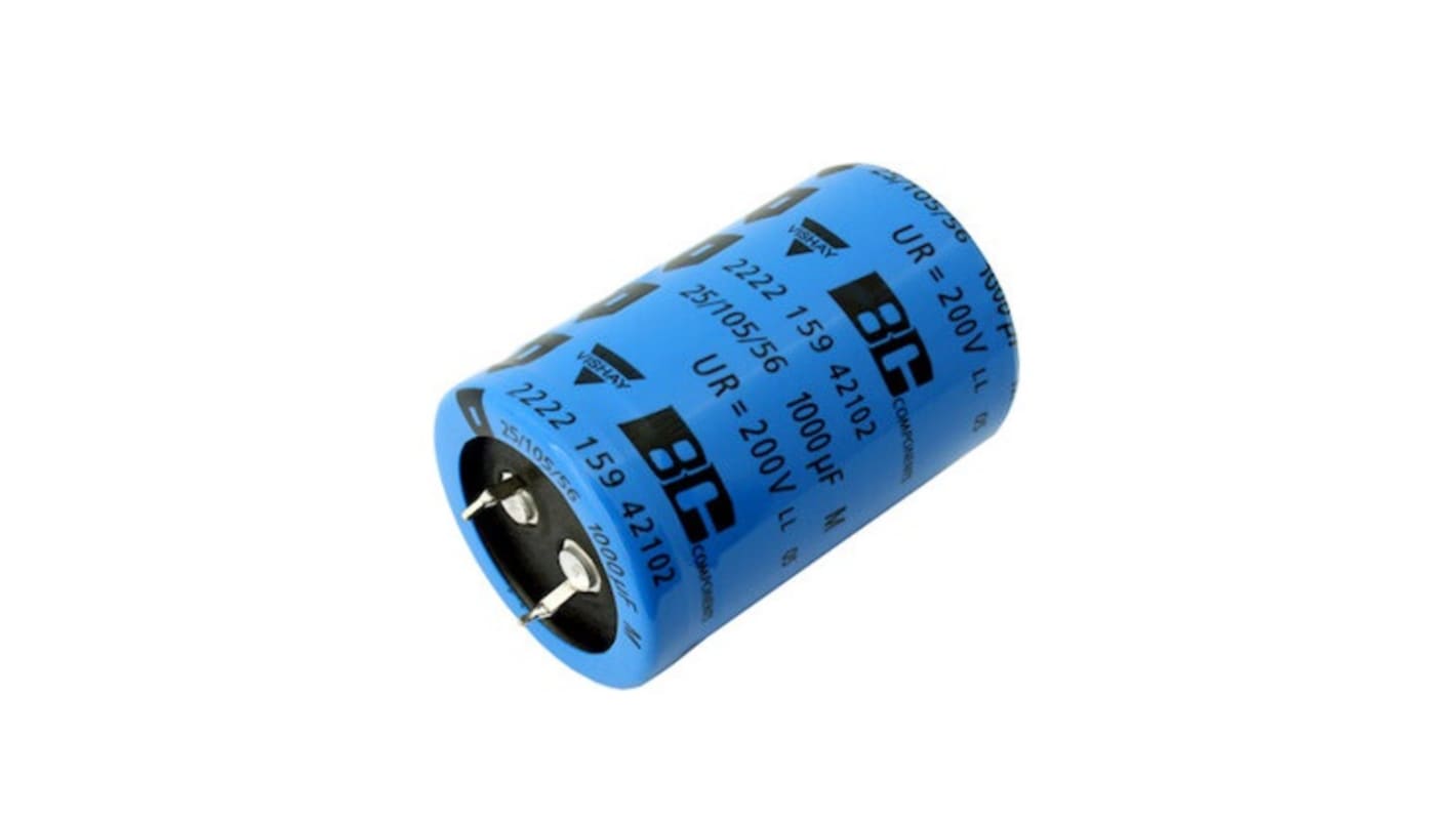 Vishay 470μF Aluminium Electrolytic Capacitor 250V dc, Snap-In - MAL225943471E3