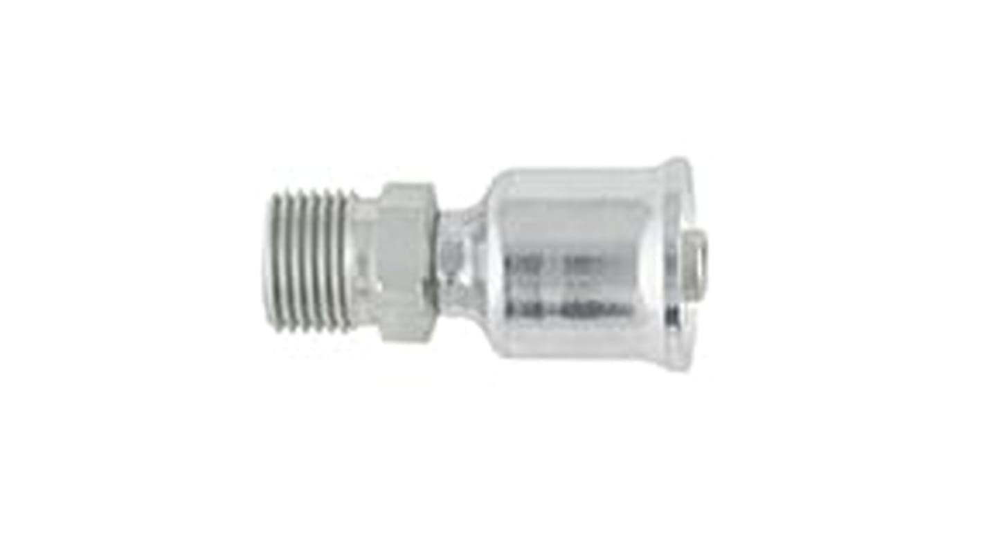 Parker Crimped Hose Fitting 1/2 in Hose to M18 Female, 1CA26-12-8