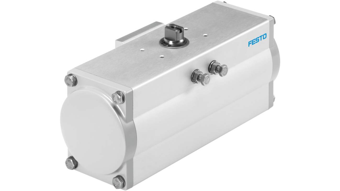 Festo DFPD Series 8 bar Double Action Pneumatic Rotary Actuator, 120 Rotary Angle, 240mm Bore