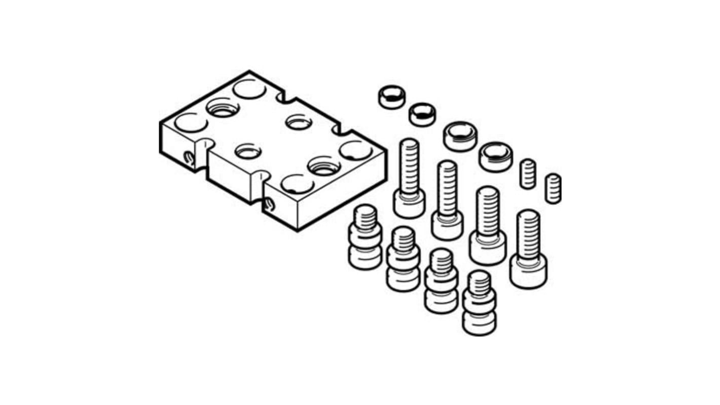 Festo Adapter DHAA-G-E8-45-B11-25 zur Verwendung mit Handhabungseinheit