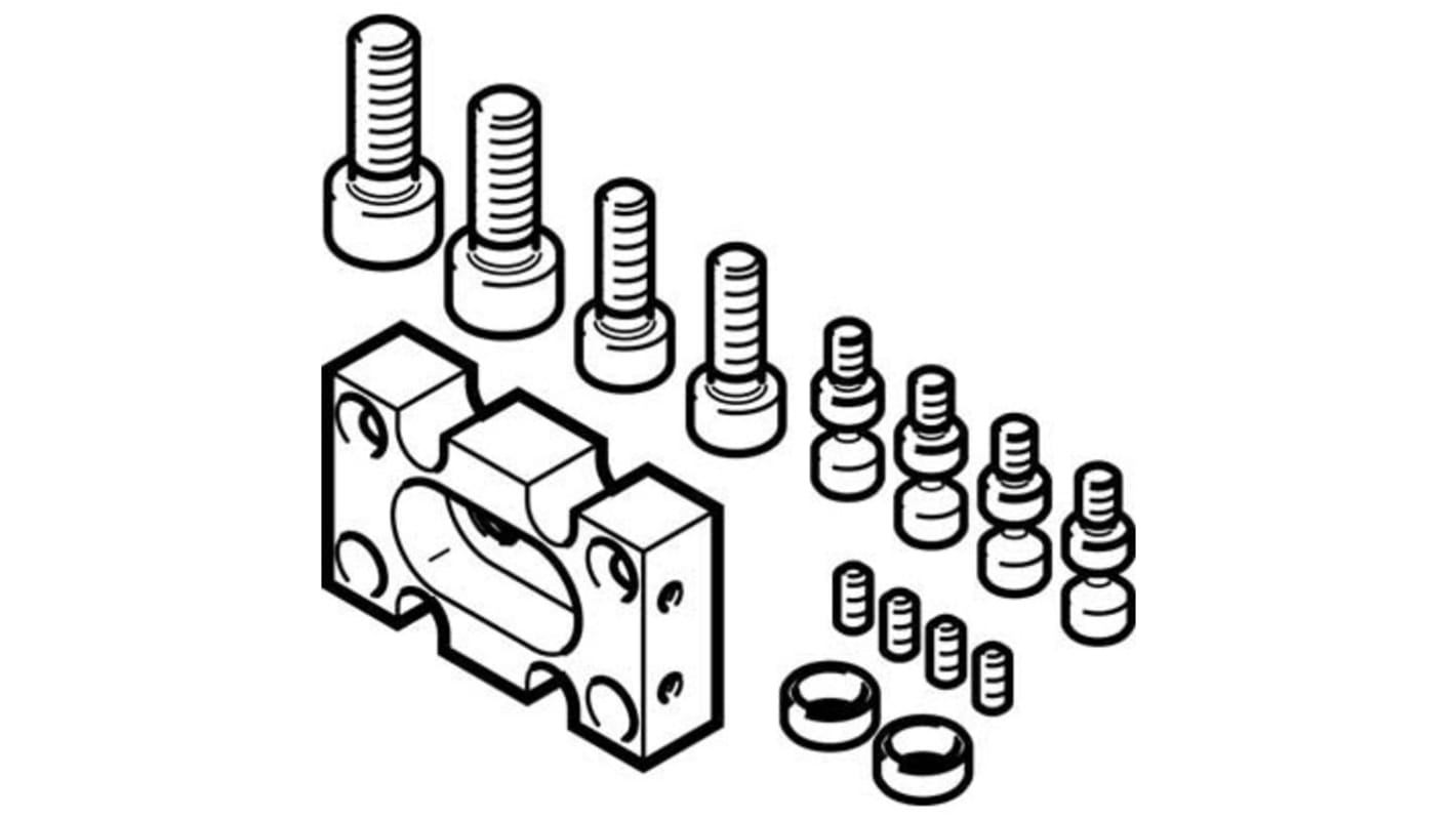 Festo Adapter DHAA-G-G6-8-B11-16 zur Verwendung mit Handhabungseinheit