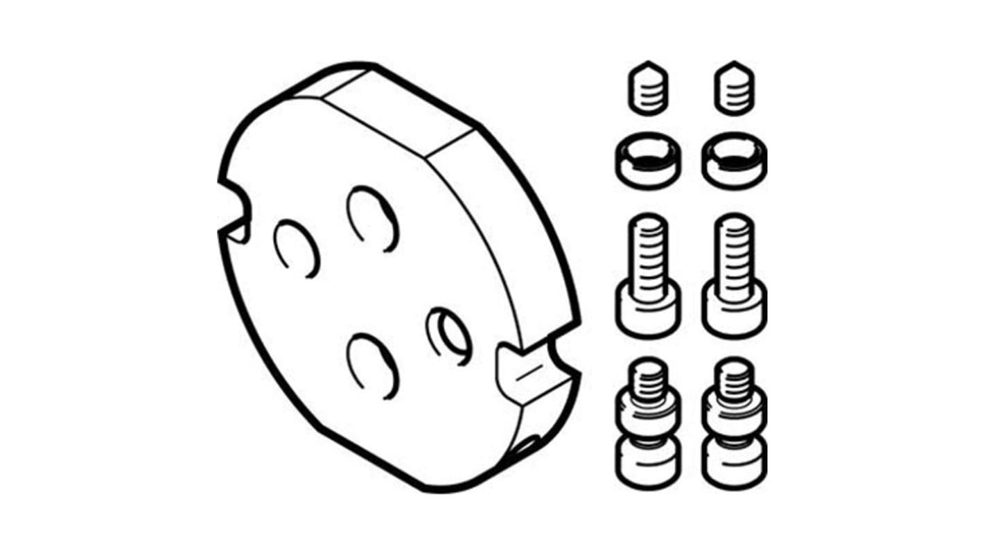 Festo Adapter DHAA-G-Q11-16-B1-16, For Use With Grippers