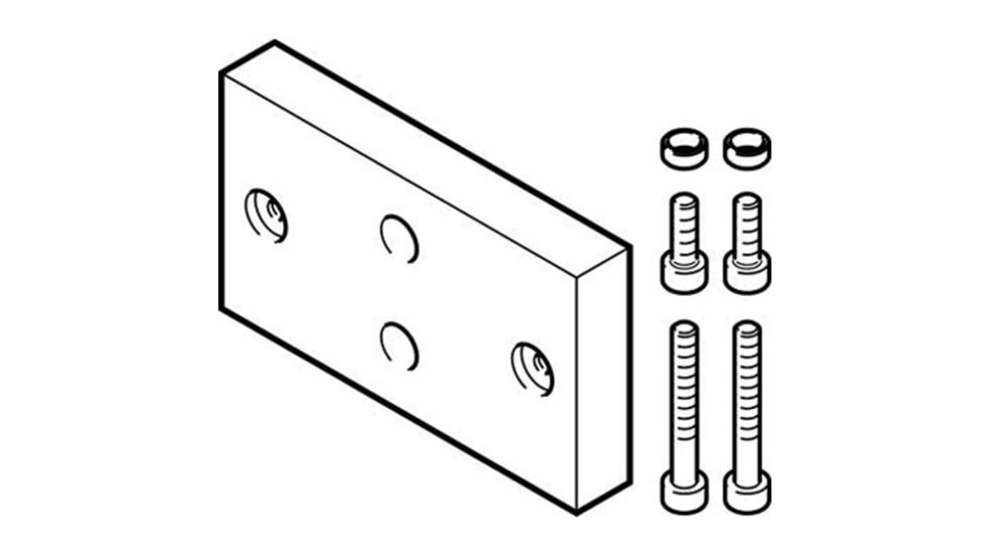 Festo Adapter DHAA-G-Q11-16-B6-14-20, For Use With Pneumatic Cylinder & Actuator