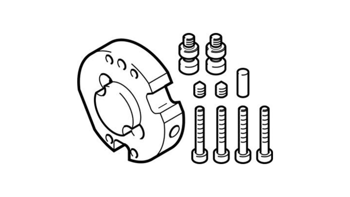 Festo Adapter DHAA-G-Q11-20-B4-32 zur Verwendung mit Griffe