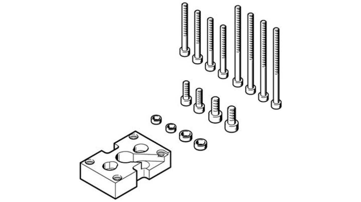 Festo Adapter DHAA-G-Q5-16-B8-20, For Use With Pneumatic Grippers