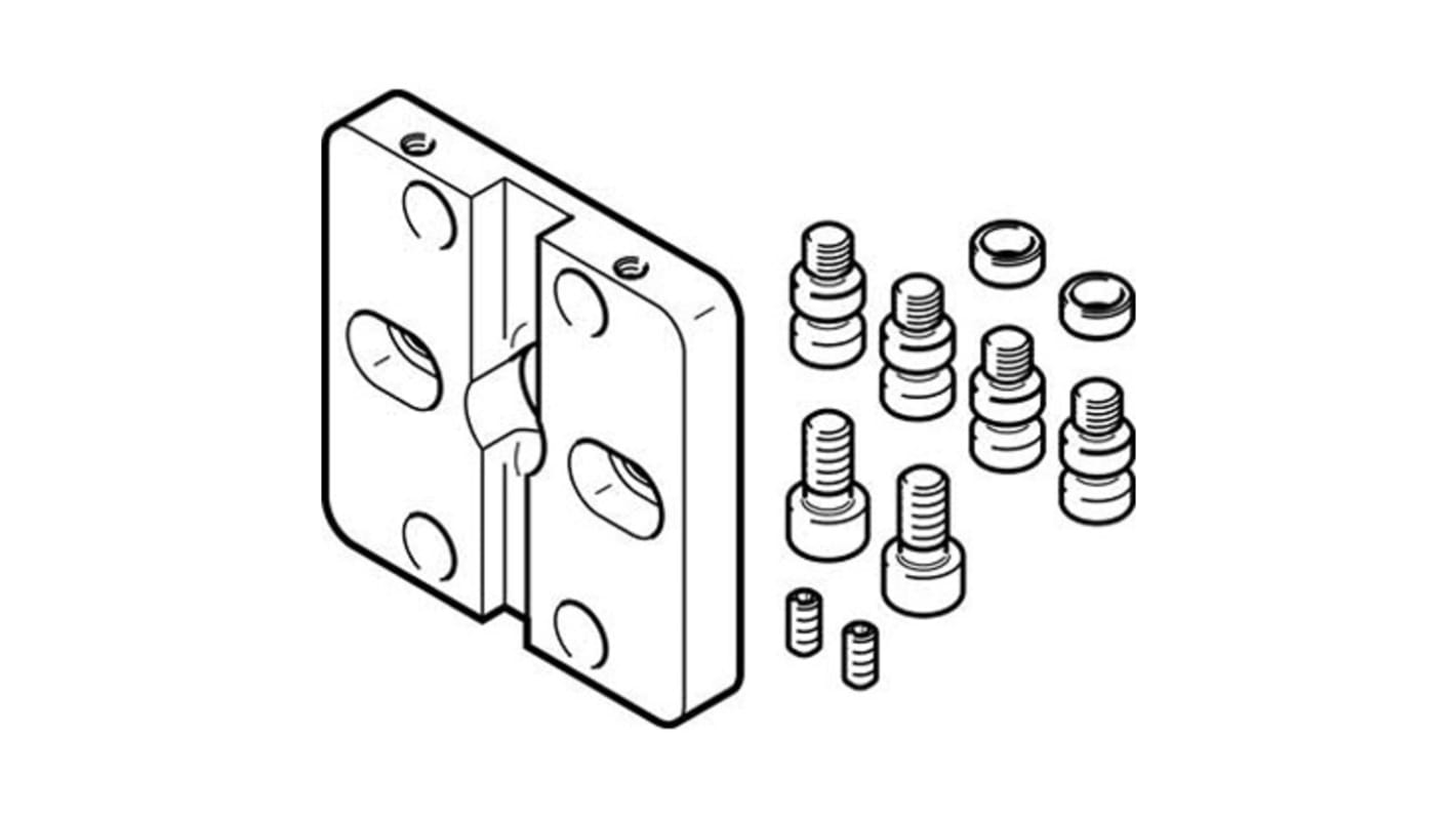 Festo Adapter DHAAGQ525EB1132, For Use With Pneumatic Cylinder & Actuator RS