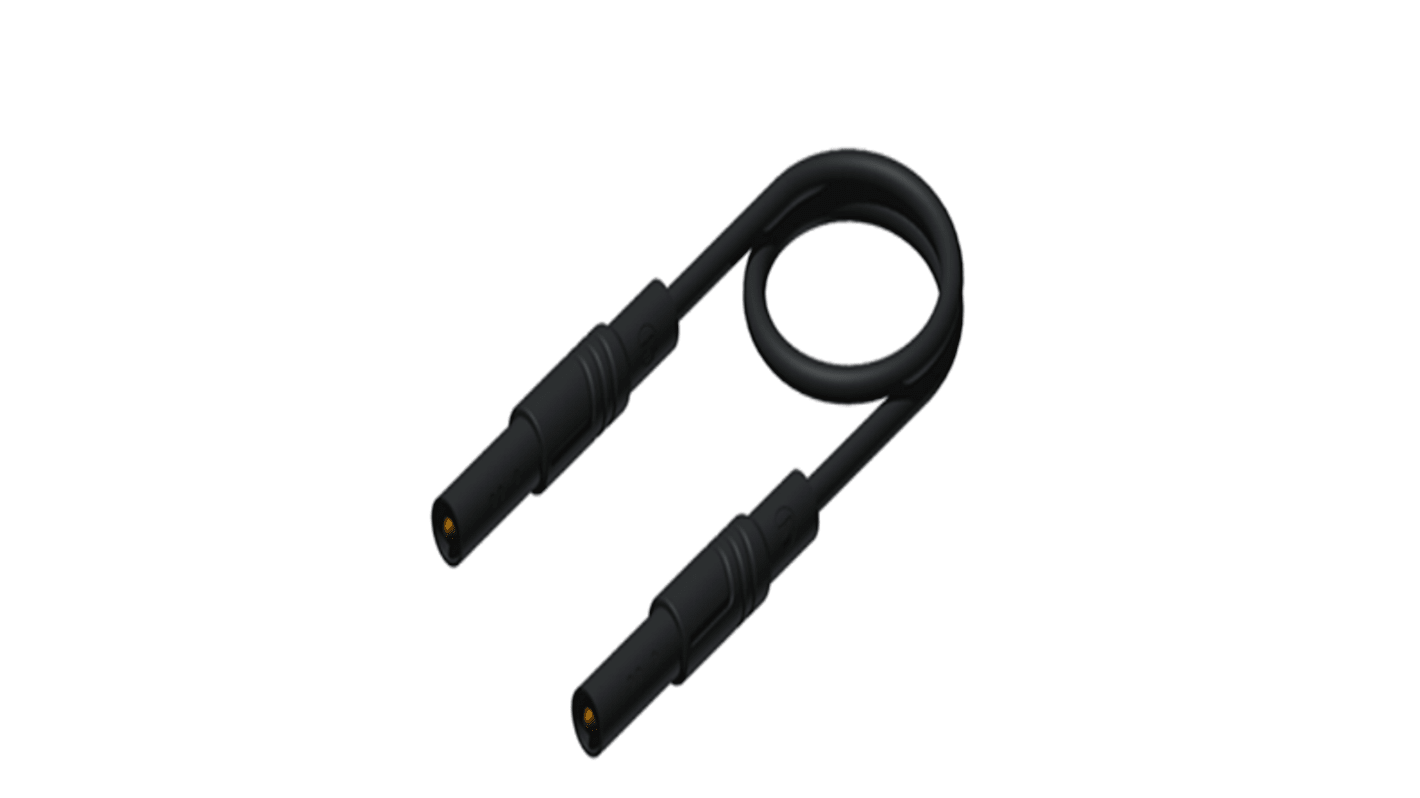 Hirschmann Test & Measurement Test Probes, 16A, 1kV, Yellow, 2m Lead Length