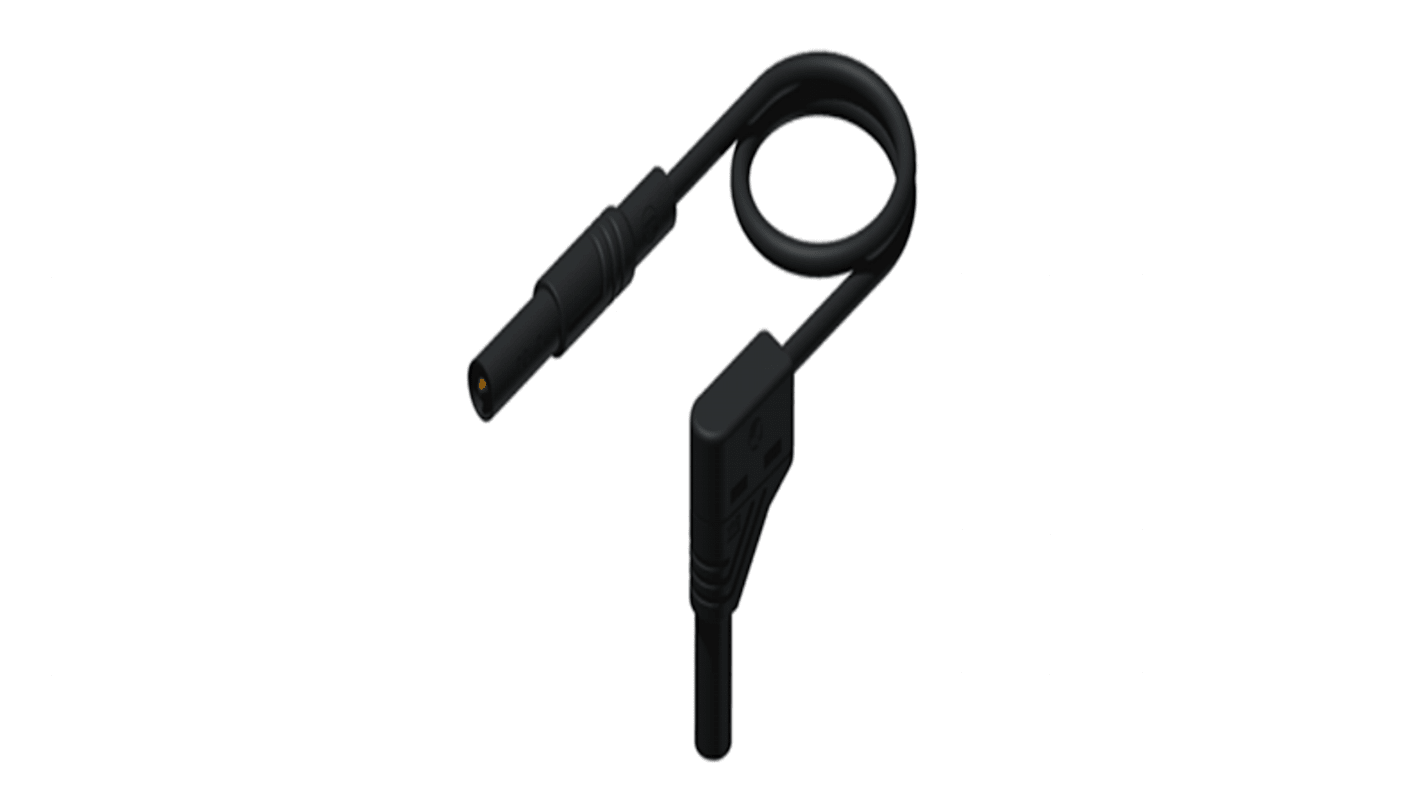 Hirschmann Test & Measurement Test Probes, 16A, 1kV, Yellow, 1m Lead Length