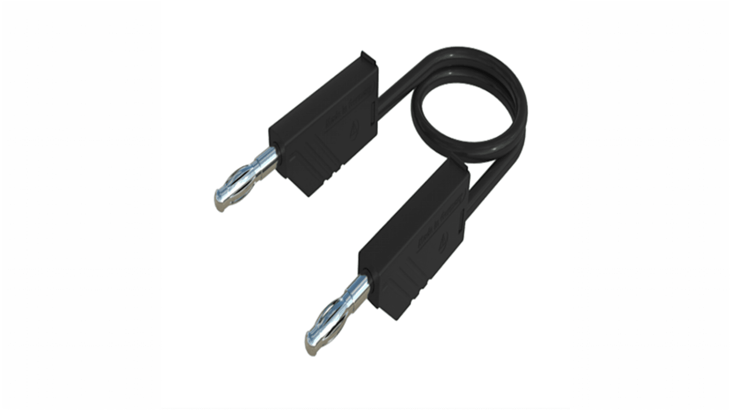 Hirschmann Test & Measurement テストプローブ, リード長:25cm 60V dc 黄