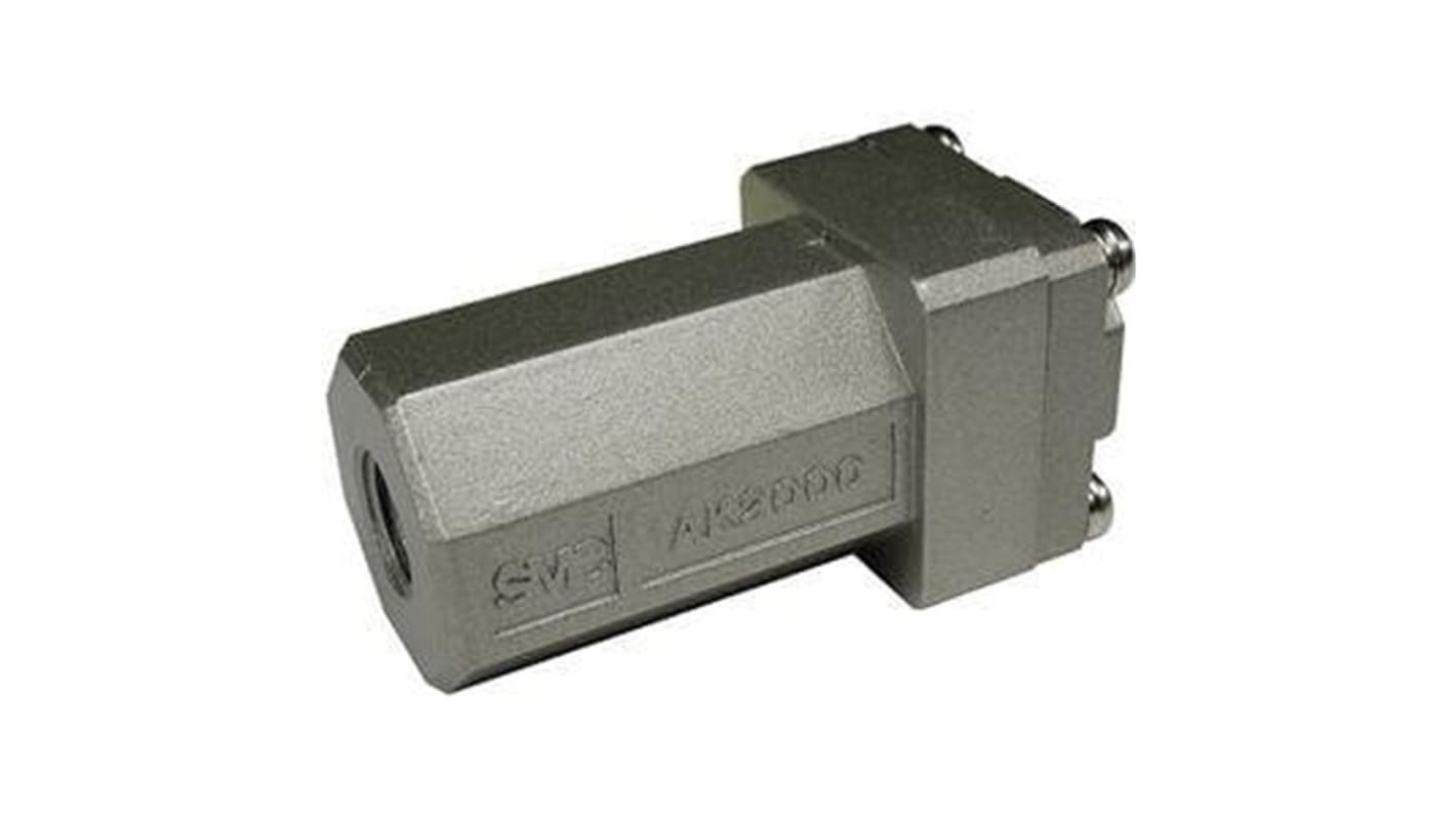 SMC Die Cast Aluminium Check Valve Check Valve, G 1/2in, 1 MPa