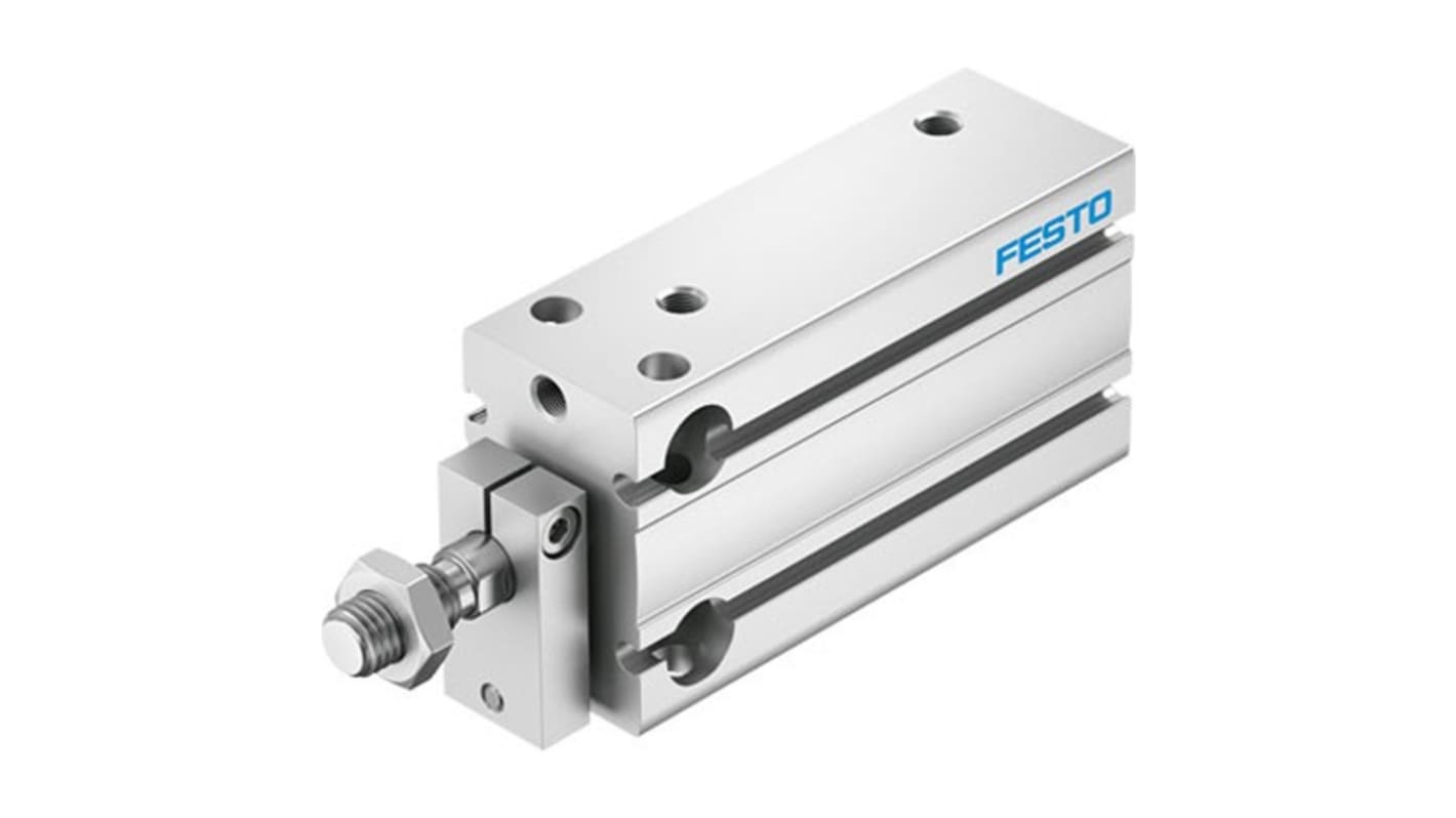 Cilindro pneumatico compatto Festo DPDM DPDM-Q-32-30-PA, Doppio effetto, foro da 32mm, corsa 30mm