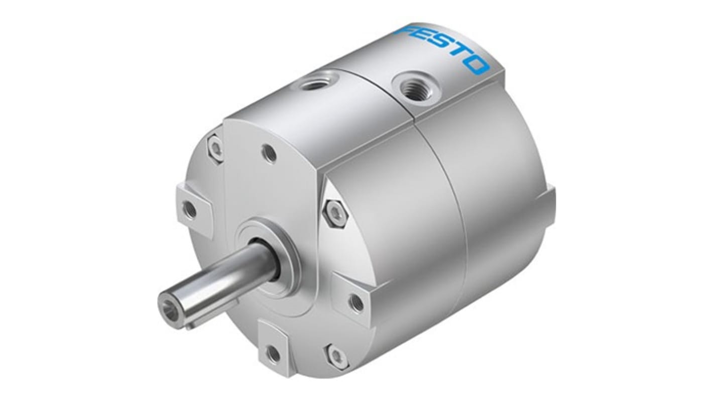 Festo DRVS Series 8 bar Double Action Pneumatic Rotary Actuator, 180 Rotary Angle