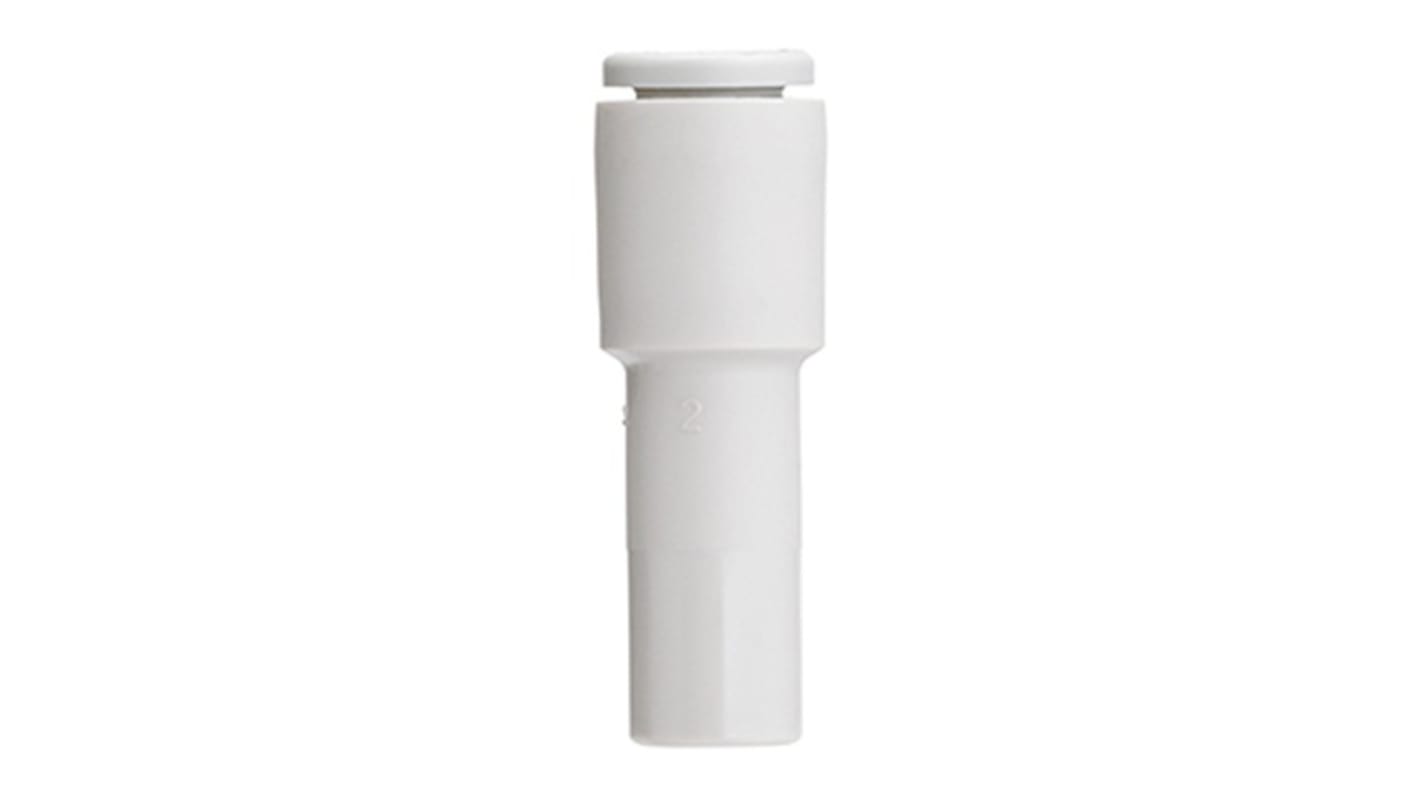 SMC KQ2 Series Plug-in Reducer, 8 mm to Push In 6 mm