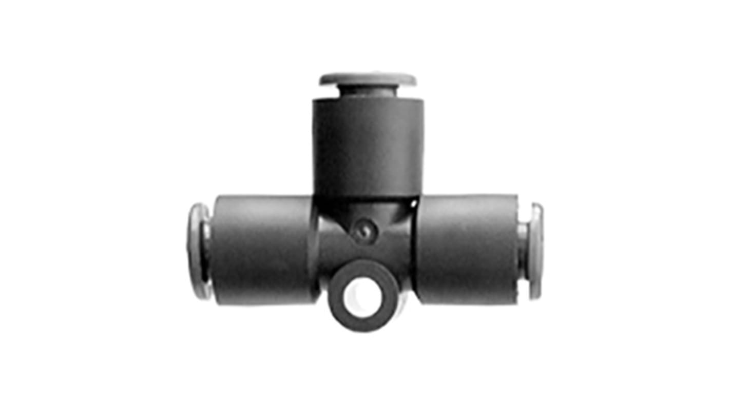 SMC KR Series Union Tee, Push In 8 mm to Push In 8 mm, Tube-to-Tube Connection Style