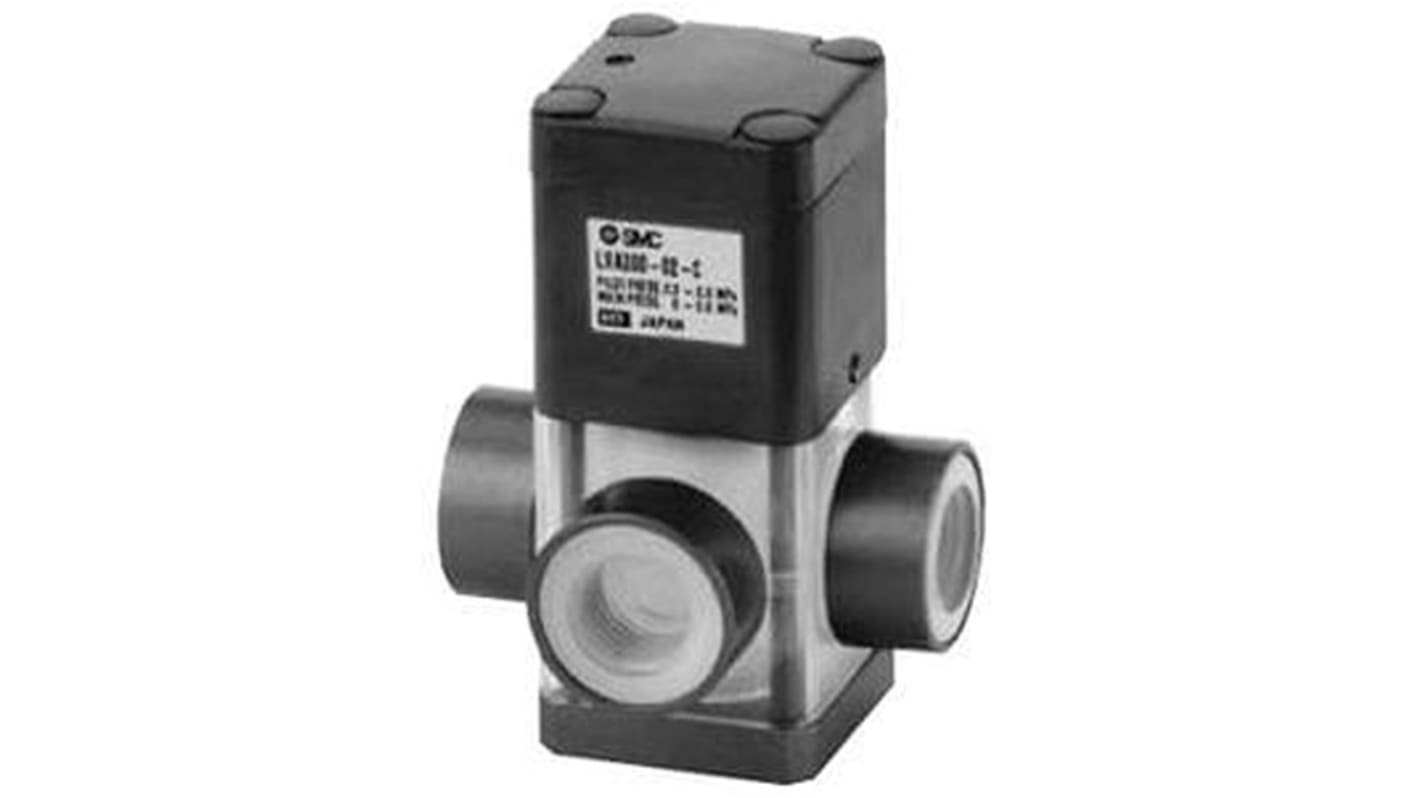 SMC Air Operated Pneumatic Solenoid Valve - Air Rc 1/4 LVA Series