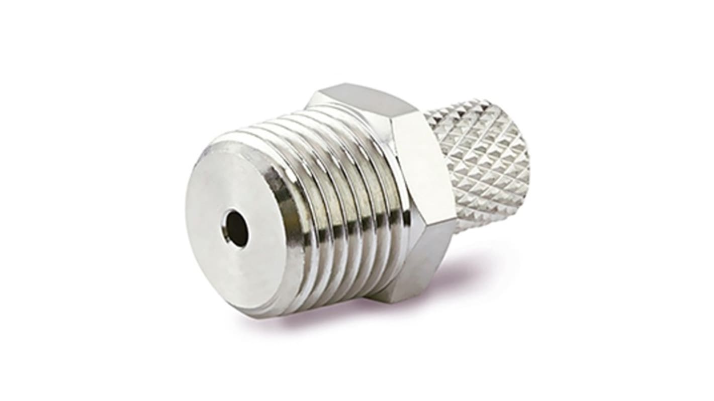 SMC M Series Barb Fitting, R 1/8 to Barbed 6 mm, Threaded-to-Tube Connection Style