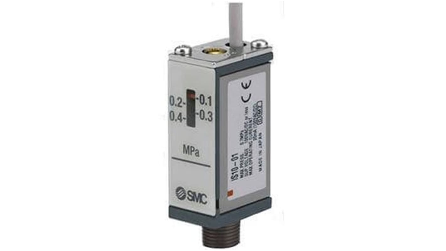 SMC Contact (Reed Switch) Pressure Switch, Rc 1/8 1bar to 6 bar