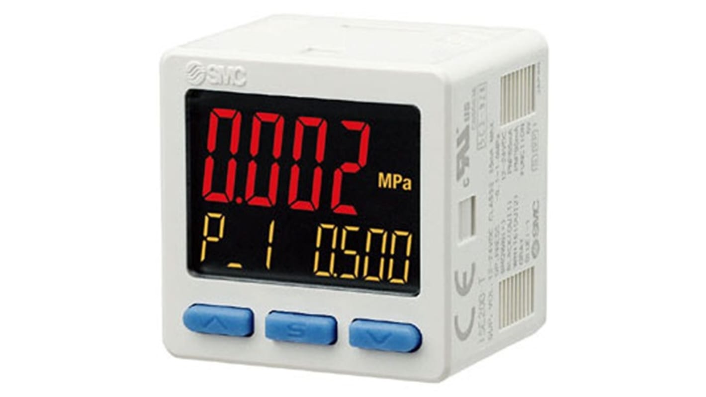 ISE20B-V-01-W | SMC 圧力スイッチ デジタル式圧力, R 1/8接続 | RS