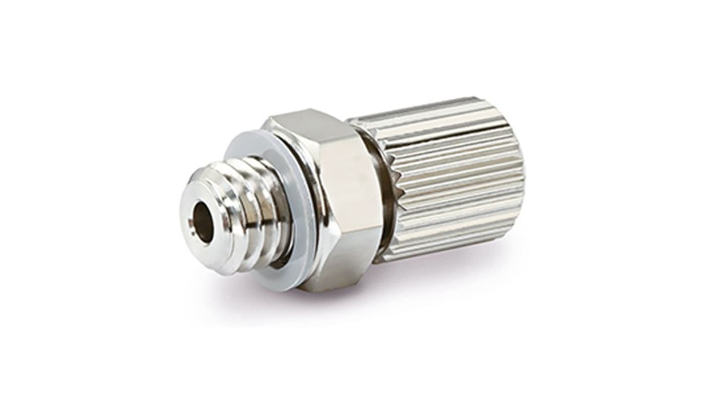 SMC MS Series Hose Elbow, M5 to Barbed 6 mm, Threaded-to-Tube Connection Style