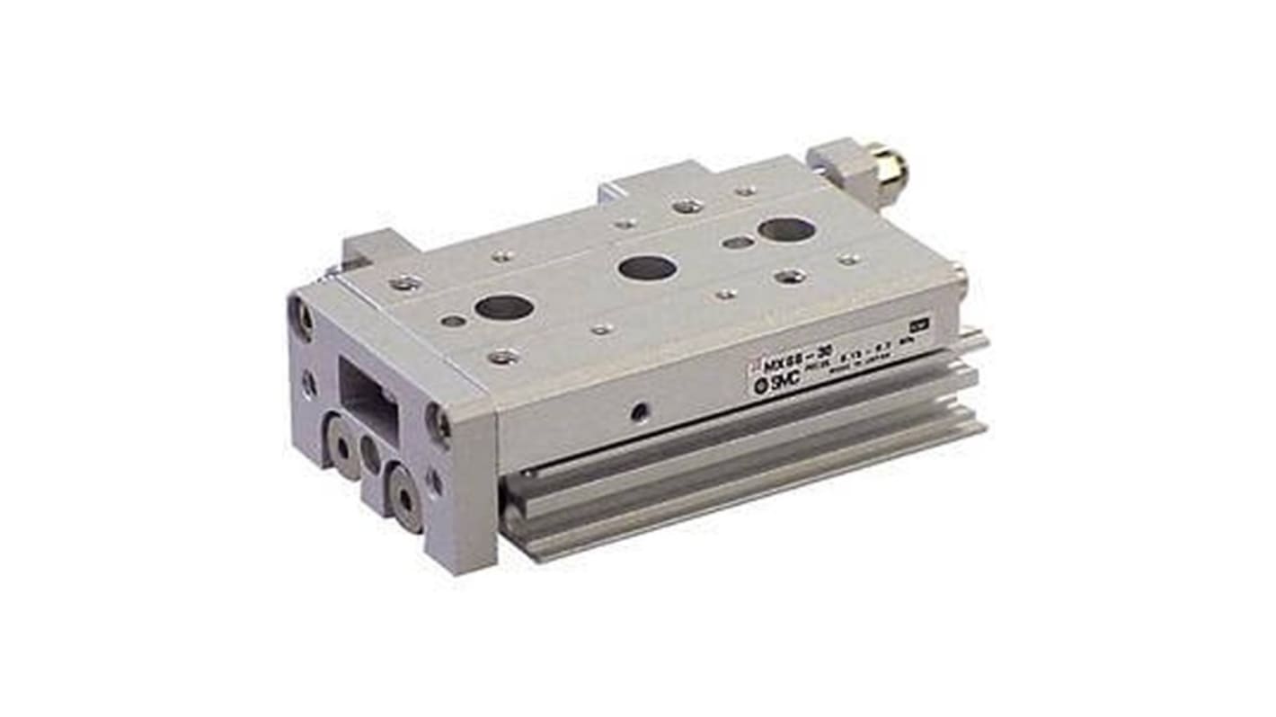 SMC Pneumatic Guided Cylinder - 12mm Bore, 20mm Stroke, MXS Series, Double Acting