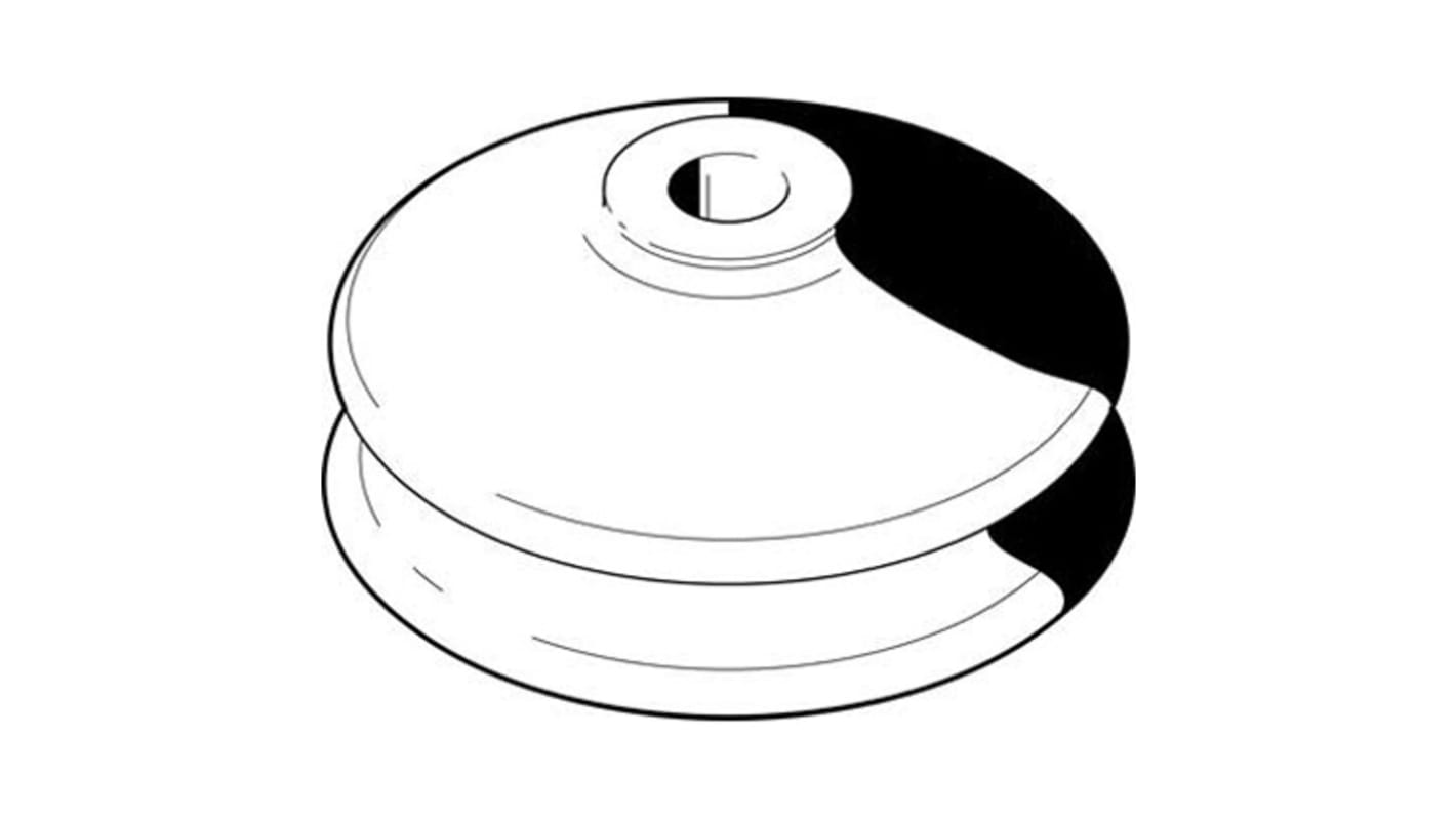 Ventosa pneumatica Festo ESV-80-BT, piastra a Soffietto, Ø 80mm, Vulkollan