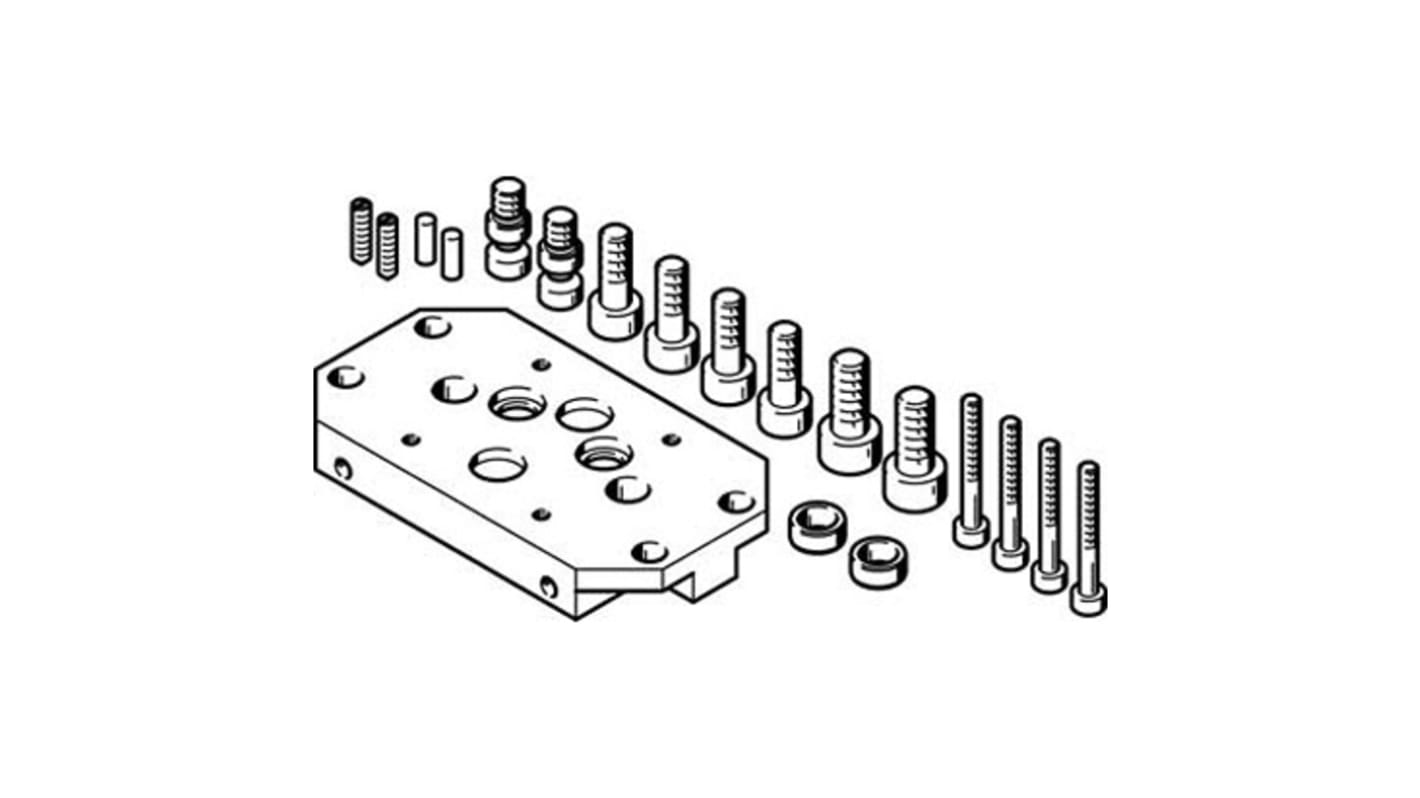 Festo Adapter HAPG-49, For Use With Pneumatic Cylinder & Actuator