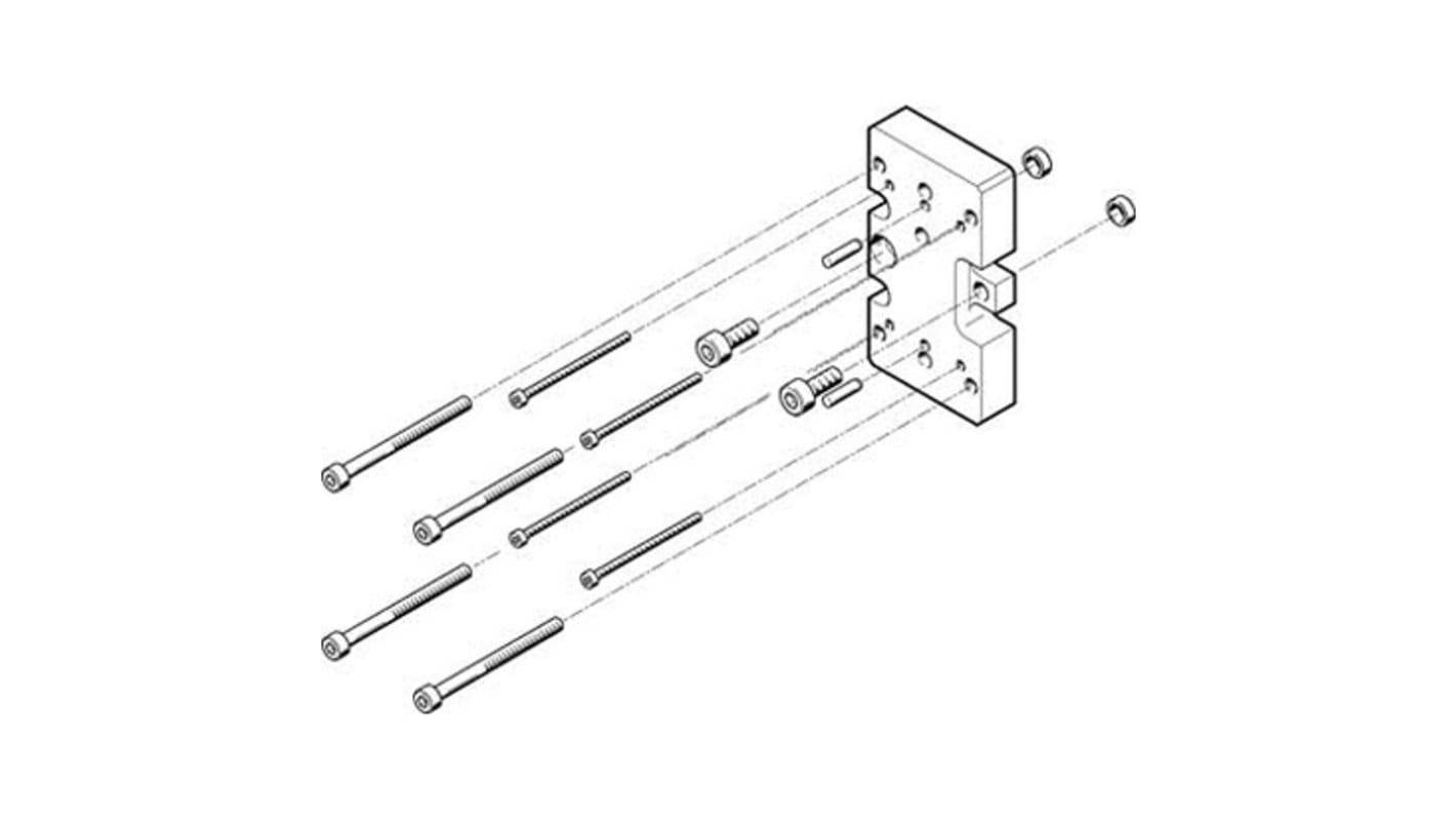 Festo Adapter HAPG-75, For Use With Pneumatic Cylinder & Actuator