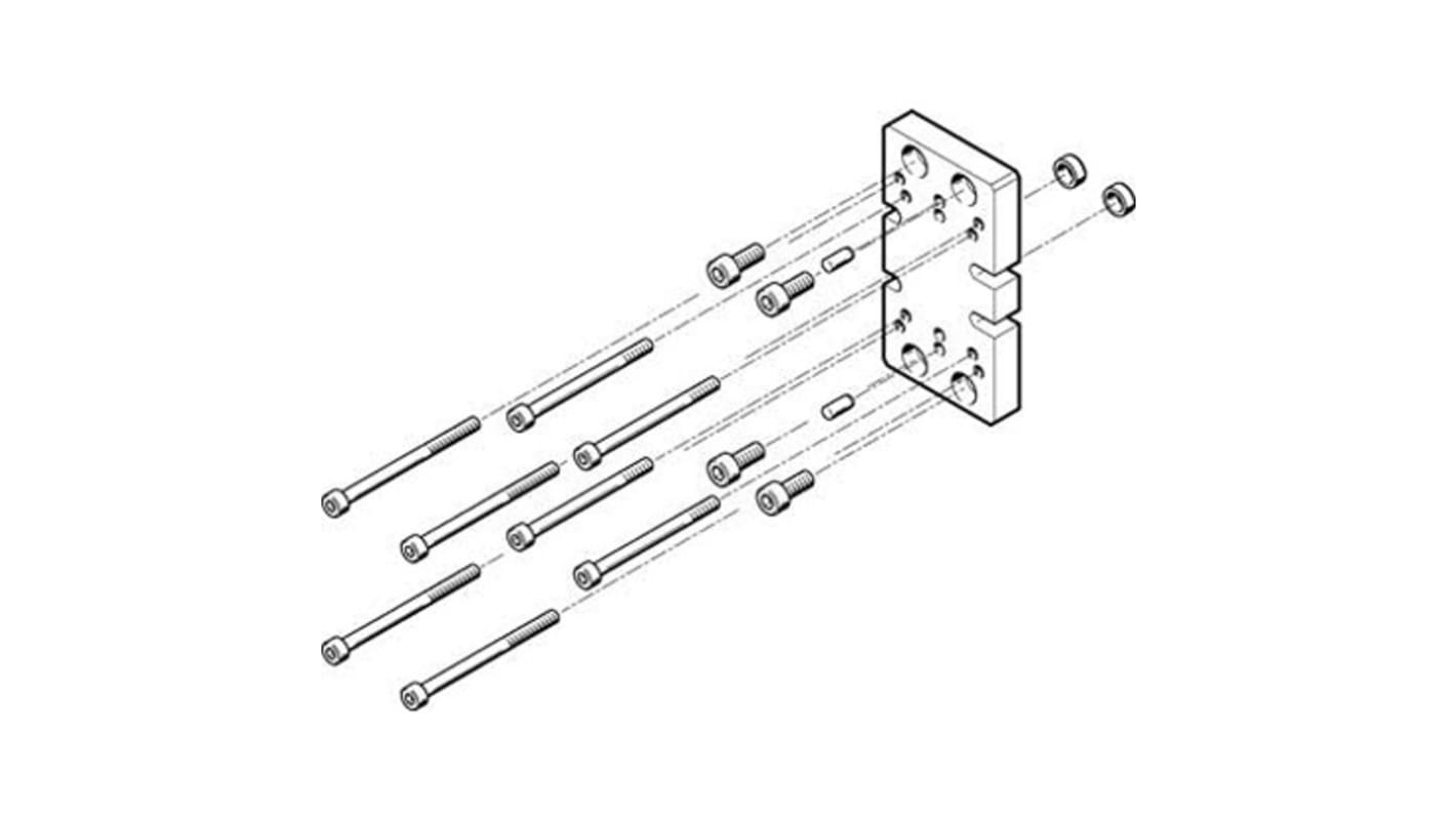 Festo Adapter HAPG-76 zur Verwendung mit Pneumatikzylinder und Betätigungselement