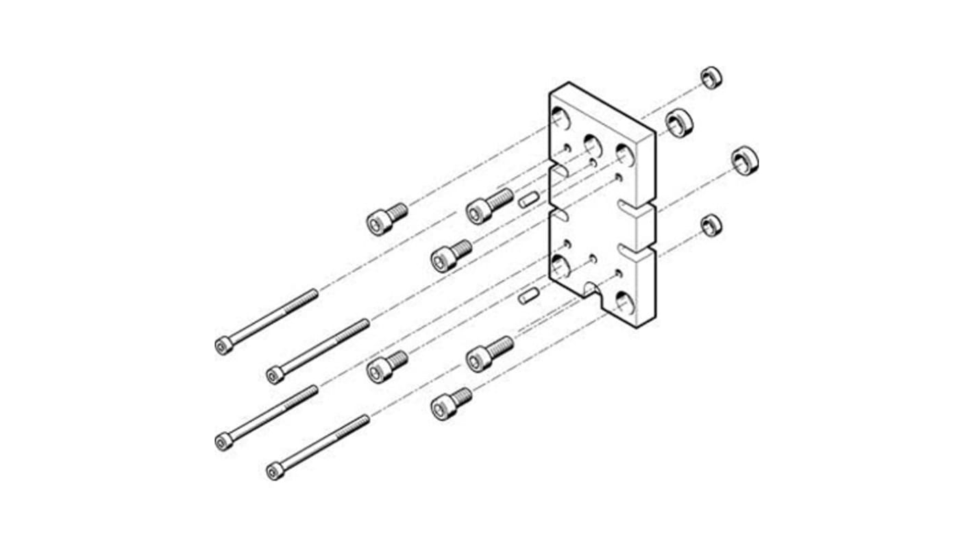 Festo Adapter HAPG-77, For Use With Pneumatic Cylinder & Actuator