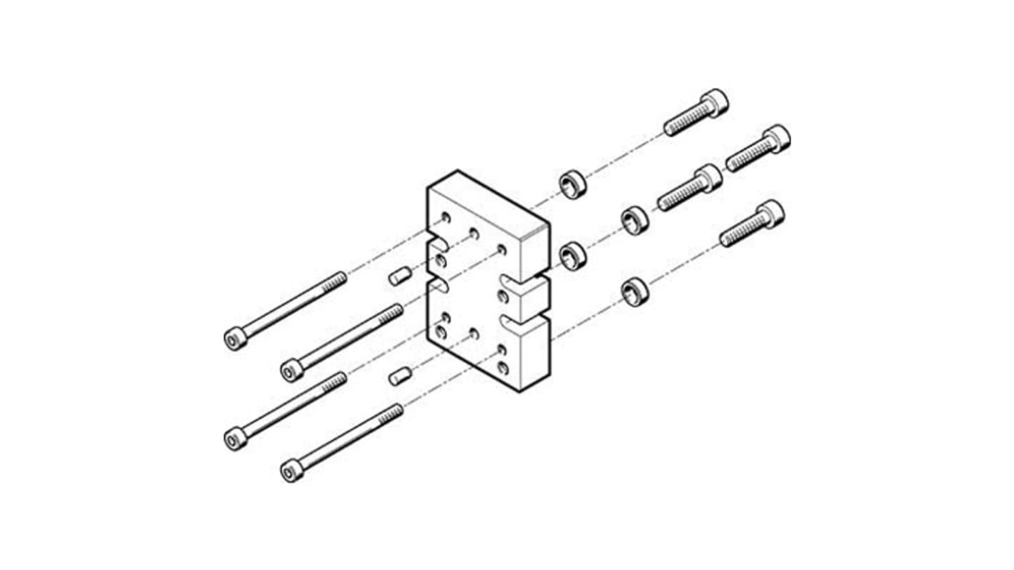 Festo Adapter HAPG-82, For Use With Pneumatic Cylinder & Actuator