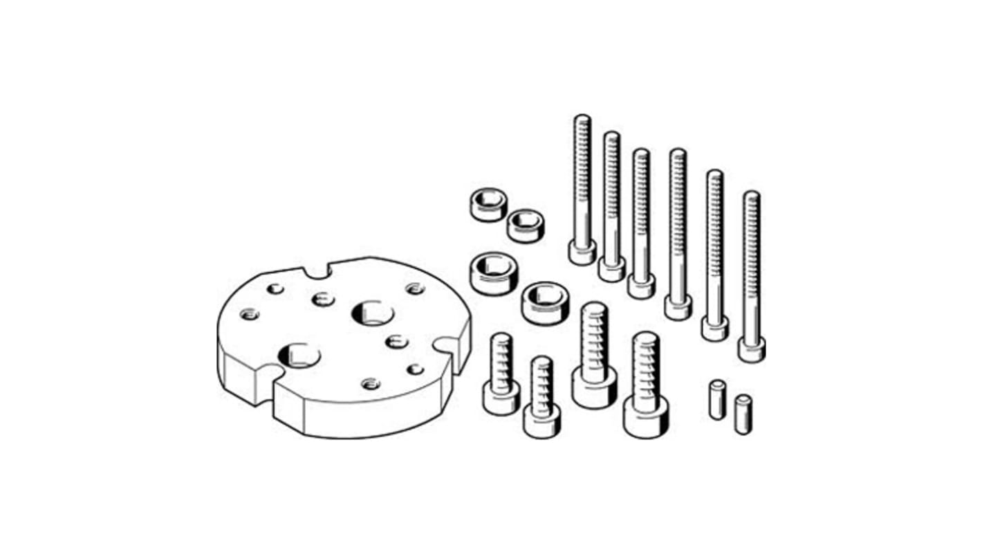 Festo Adapter HAPG-97, For Use With Pneumatic Cylinder & Actuator