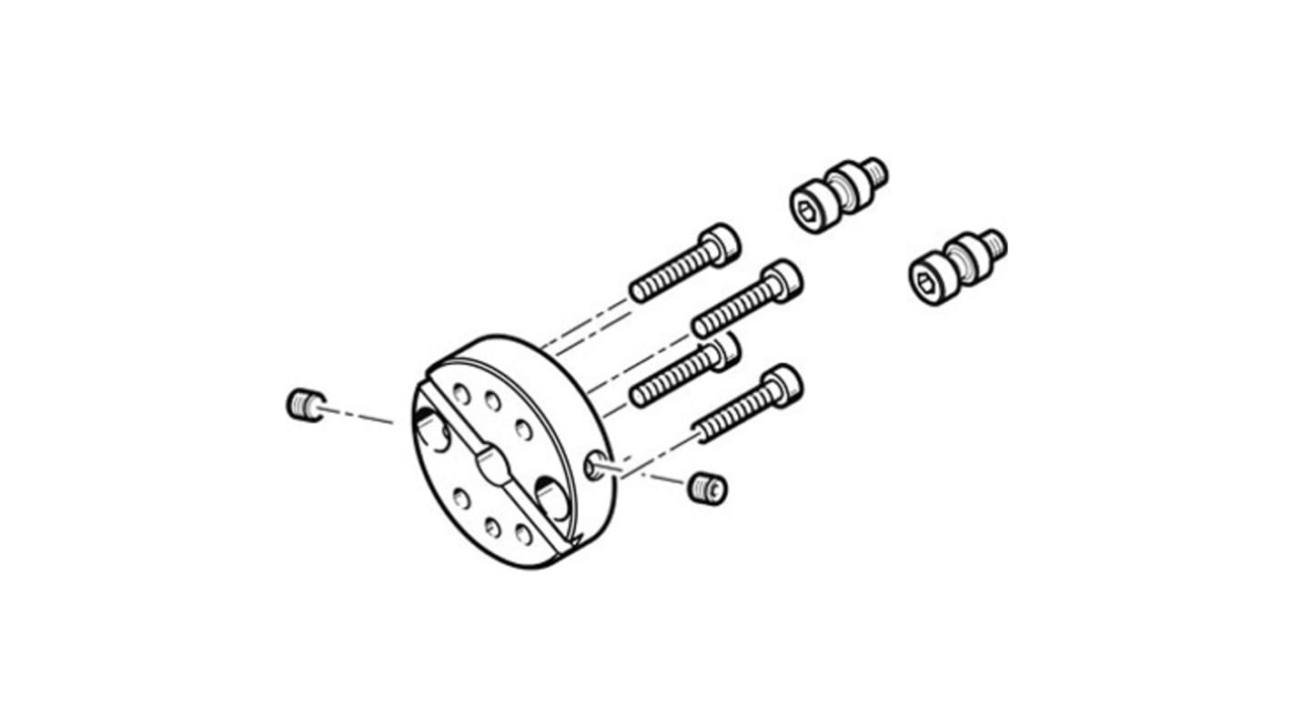 Festo Adapter HAPG-SD2-13, For Use With Pneumatic Cylinder & Actuator
